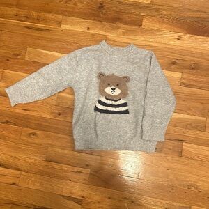 Zara knit bear sweater, size 4-5
